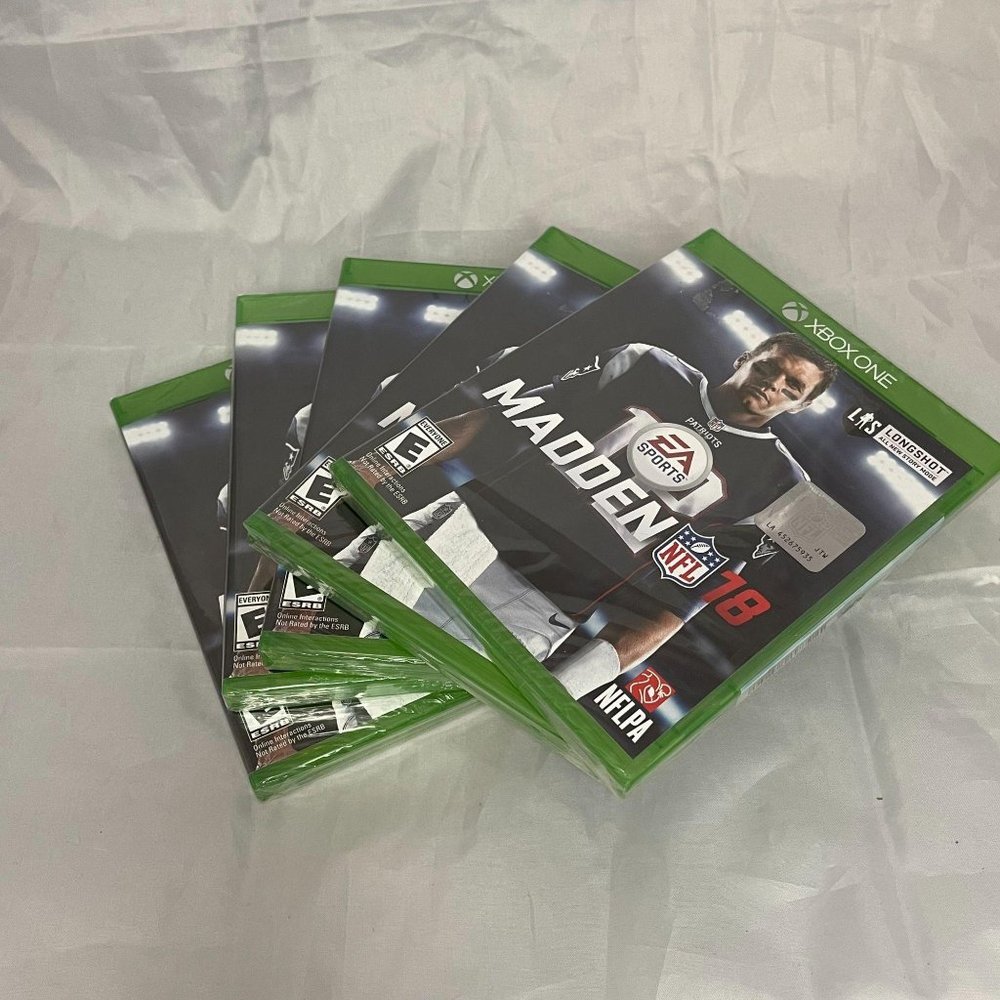 Lot of 5 Xbox One Madden 18